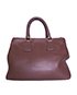 Large Daino Double Zip Tote, back view